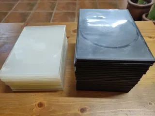 Lote Estuches DVD Slim - 30 Unidades