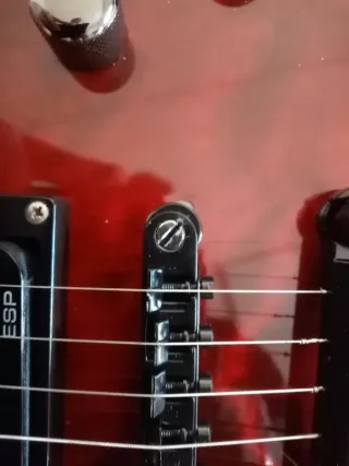 Guitarra LTD EC-100QM+Pedal SONYCAKE del perfil