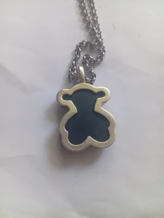 Conjunto Tous: Anillo y Colgante Negro