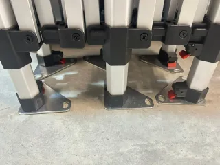 Carpa Plegable 3X6 Premium acero 40 mm, Blanco