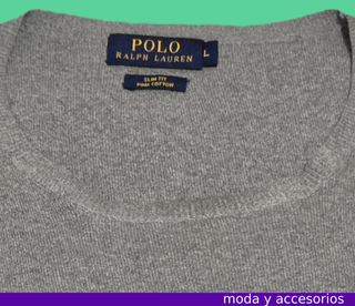 Polo Ralph Lauren Jersey Gris Talla L