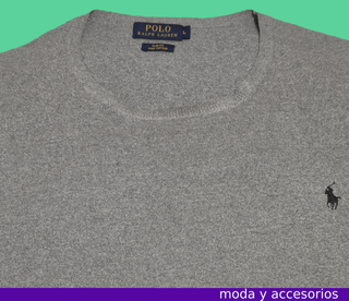Polo Ralph Lauren Jersey Gris Talla L