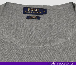 Polo Ralph Lauren Jersey Gris Talla L