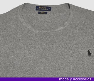 Polo Ralph Lauren Jersey Gris Talla L