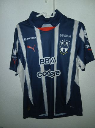 Camiseta Puma Talla L Rayados de Monterrey