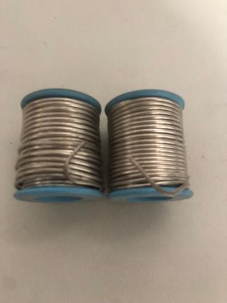 2 Rollos Estaño Plata para Soldar 2mm