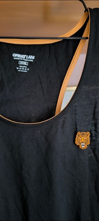 Lote 3 camisetas tirantes hombre Great I am 3XL