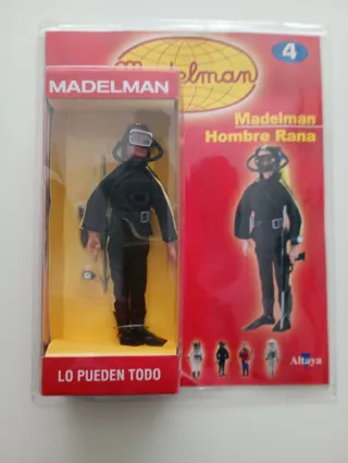 Muñeco Madelman submarinista nuevo