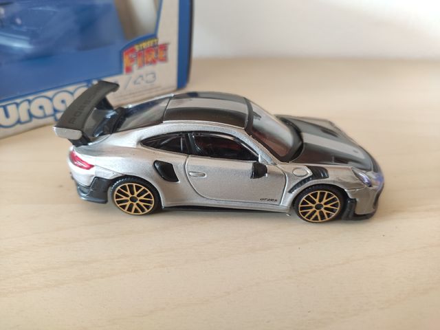 Porsche 911 GT2 RS Burago Grigio 1/43
