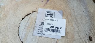 Juego 3 jardineras madera natural Dijk