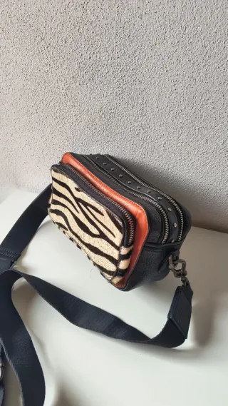 Borsa tracolla cavallino zebra