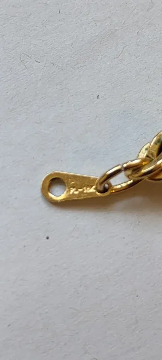 Collar plata bañado oro 18K