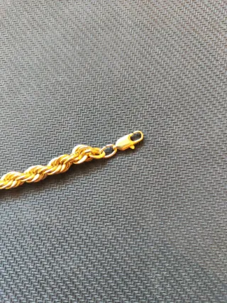 Collar plata bañado oro 18K