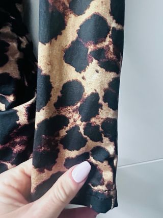 Vestido animal print T/S