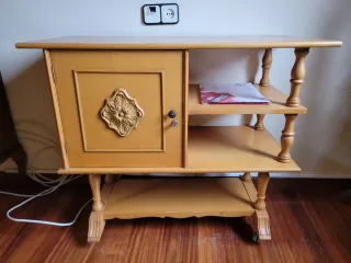 Mesa auxiliar madera TV salon o habitación