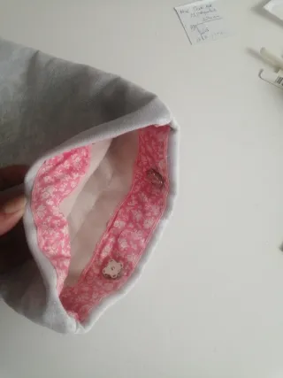 Funda de tela para portátil gris