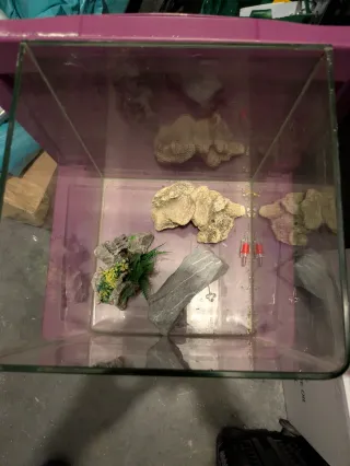 Urna acuario esquinas curvas