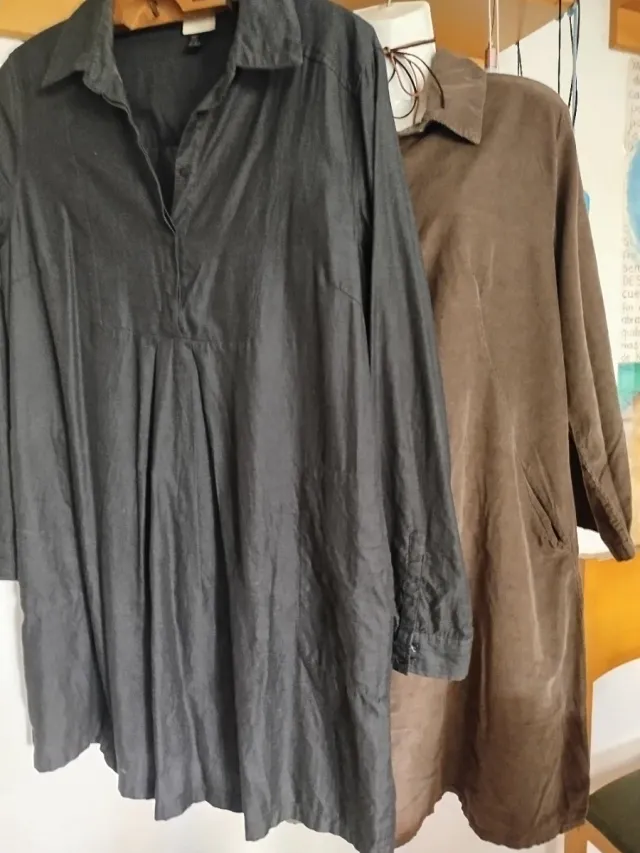 Vestidos Talla XXL Marrón y Negro