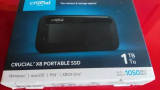 Crucial X8 SSD Portátil 1TB USB USBc disco duro