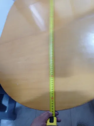 Mesa redonda extensible 90cm