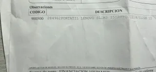 Ordenador Portátil LENOVO