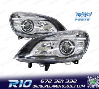 FAROS RENAULT SCENIC II 05-08 XENON FONDO NEGRO
