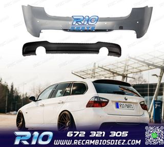 PARAGOLPES TRASERO BMW E91 TOURING 05-08 LOOK M 335i PDC