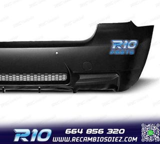 PARAGOLPES TRASERO BMW E90 LOOK M3 PDC SALIDA DOBLE IZQ