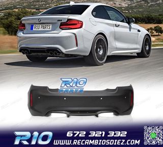 PARAGOLPES TRASERO BMW F22 F23 LOOK M2C PDC