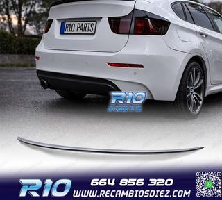 ALERON BMW X6 E71 08-14 LOOK M NEGRO BRILLO