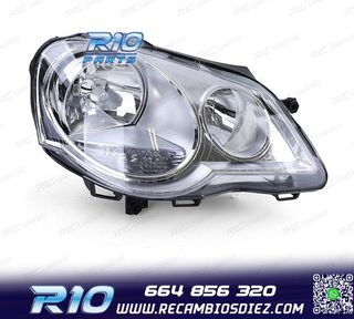 FARO DCH PARA VOLKSWAGEN VW POLO VI 05-09 CROMO