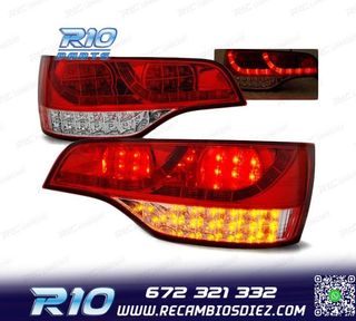 PILOTOS LED AUDI Q7 06-09 ROJO CLARO