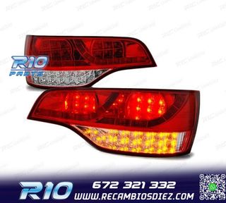 PILOTOS LED AUDI Q7 06-09 ROJO CLARO