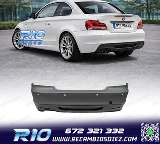 PARAGOLPES TRASERO BMW E82 E88 06-13 LOOK M PDC