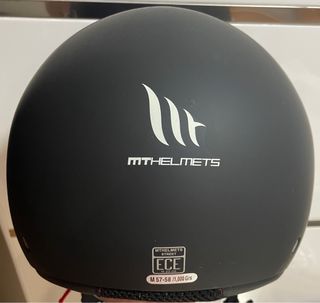 Casco MT Street S Solid Negro Nunca usado (NUEVO)