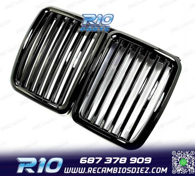 PARRILLA BMW E30 82-94 NEGRO BRILLO