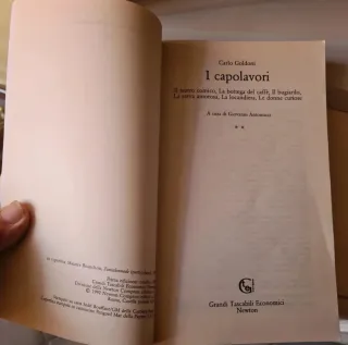 Goldoni I Capolavori - Titoli  in Descrizioni-Foto