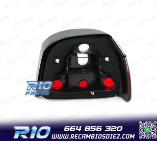 PILOTOS PARA VOLKSWAGEN VW GOLF 3 91-97 ROJO BLANCO LOOK LEX