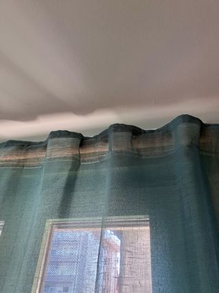 4 x Cortinas verdes 200x240