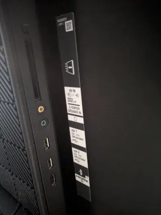 Televisión Sony OLED 65A80J Negra