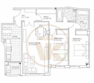 Piso en venta en Os Mallos - San Cristóbal en Coruña (A)