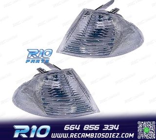 INTERMITENTES FRONTALES BMW E46 BERLINA 98-01 CROMO OPACO