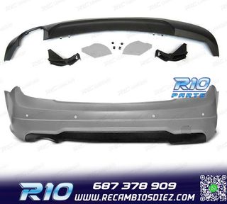 PARAGOLPES TRASERO MERCEDES CLASE C204 W204 11-14 LOOK AMG P