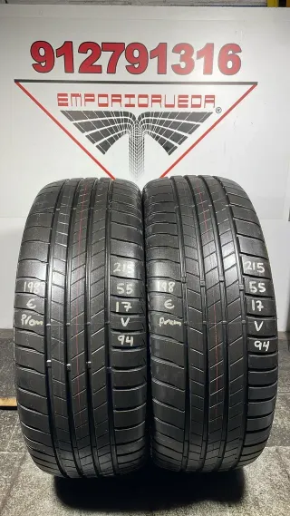 215 55 17 V BRIDGESTONE RUEDA PREMIUM YA MONTADA