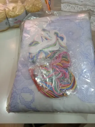 Kit Copertina Punto Croce Bucilla Little Lamb