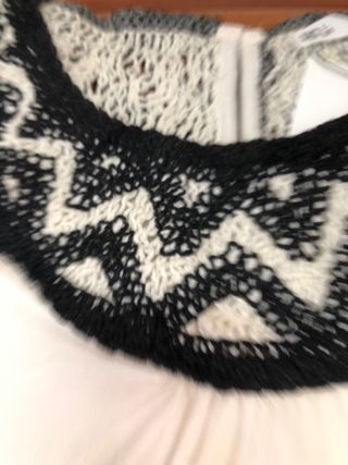 Camiseta Sfera Talla L Negra y Crudo