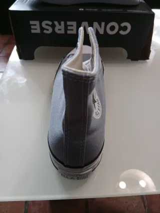 Converse Bota Alta Talla 36.5 Gris