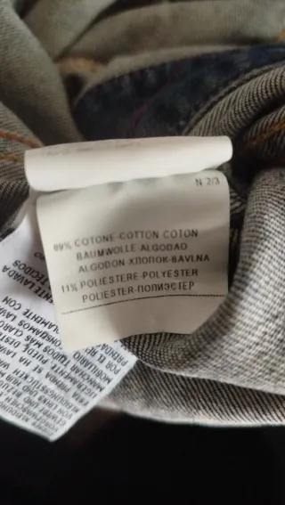 Cazadora vaquera corta Benetton de Mujer