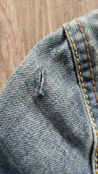 Cazadora vaquera corta Benetton de Mujer