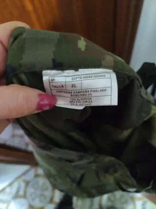 Pantalón militar camuflaje